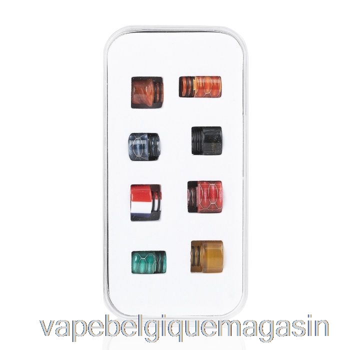 Kit Drip Tip Vape Juice Aleader 510 - Pack De 8 édition 510